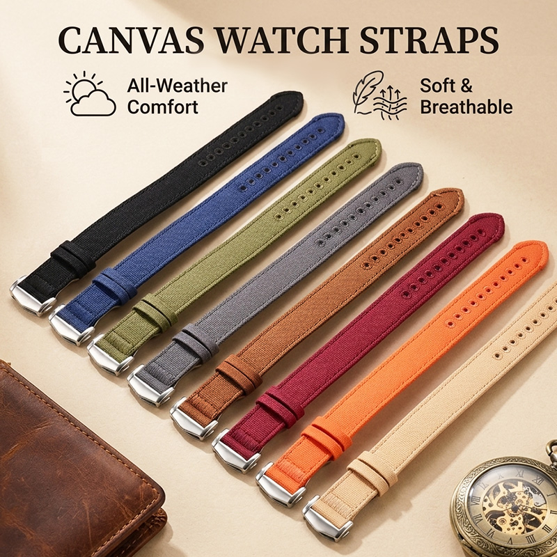 Canvas Strap Watch - Cinturino per Orologio in Tela 18/20/22mm