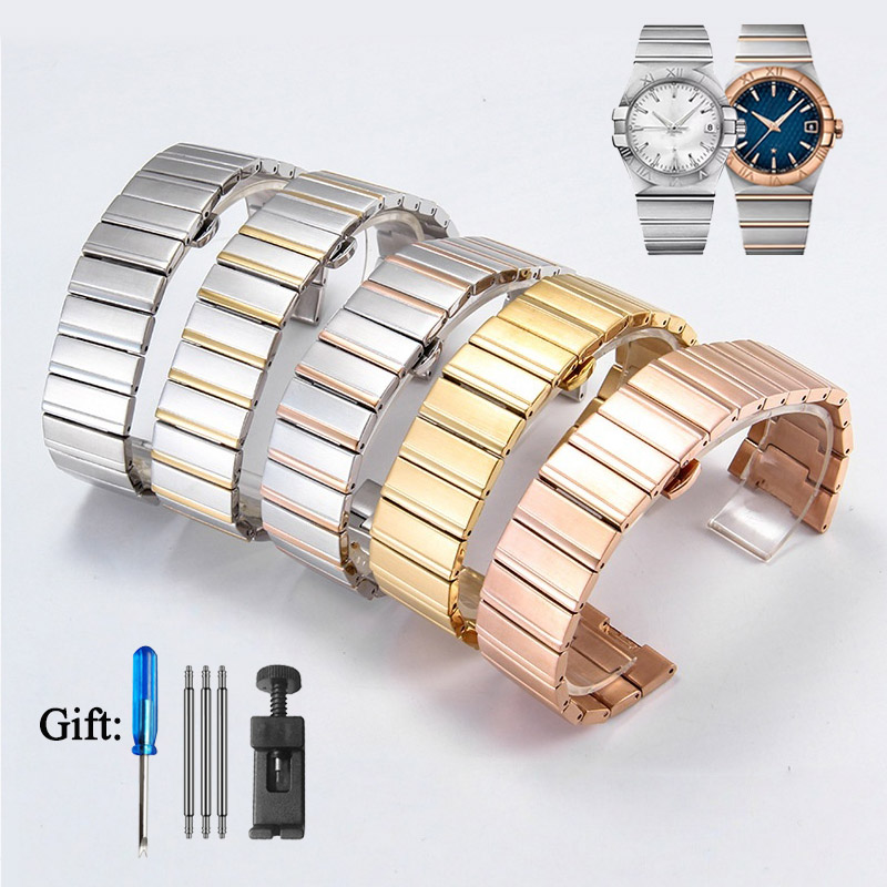 Omega Watch Constellation - Cinturino per orologio in acciaio inossidabile