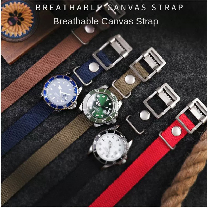 Cinturino per orologio in nylo - Canvas Strap Watch recensione e prezzo