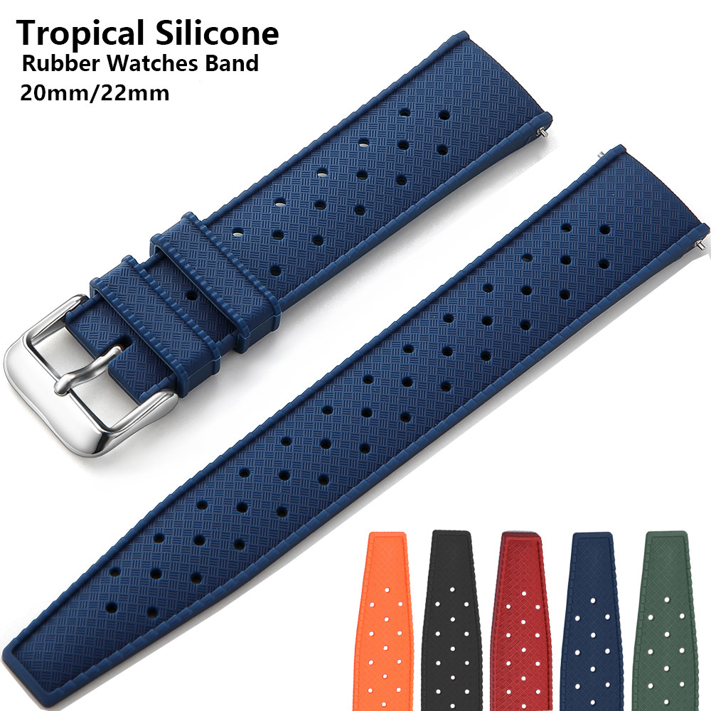 Cinturino in caucciù tropicale - Suede Strap Watch recensione e prezzo