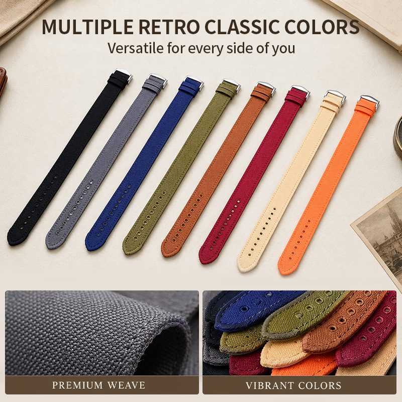 Cinturino per Orologio in Tela - Canvas Strap Watch recensione e prezzo